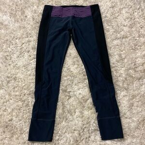 MPG Black and Purple Leggings